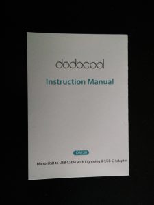 cable 3 en 1 Dodocool 3