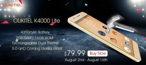 ATENCIÓN preventa del nuevo Oukitel K4000 Lite 5 OUKITEL K4000 Lite in stock presale 3
