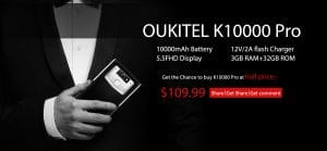 ATENCIÓN Oukitel K10000 Pro a mitad de precio 8 Buy OUKITEL K10000 Pro at half price activity