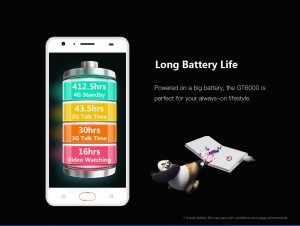 Gretel GT6000 battery life data