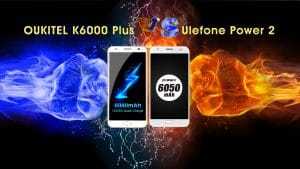 VIDEO COMPARATIVA Oukitel K6000 Plus VS Ulefone Power 2 5 OUKITEL K6000 Plus fight with ulefone power 2