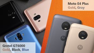 Gretel GT6000 vs. Moto E4 Plus colors
