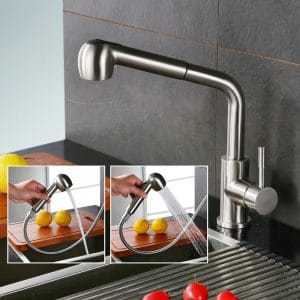 SUPER PRECIO Grifo de cocina 2 funciones giratorio HOMELODY 6 grifo de cocina 2 funciones