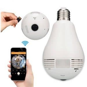 CHOLLO Bombilla con cámara de seguridad 360º 6 Bombilla con cámara de seguridad 360º 2