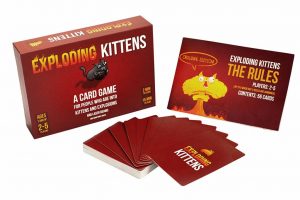 CHOLLO Juego de cartas Exploding Kittens para adultos 5 Juego de cartas Exploding Kittens para adultos 2