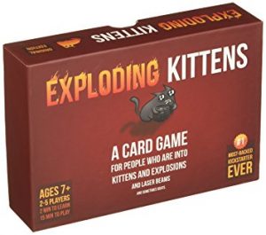 CHOLLO Juego de cartas Exploding Kittens para adultos 6 Juego de cartas Exploding Kittens para adultos