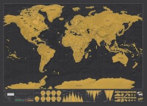 Scratch Off World Travel Map 2