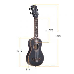 Promociones especiales de Tomtop 11 Ukelele soprano de 21’’