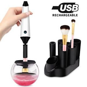 limpiador de brochas de maquillaje