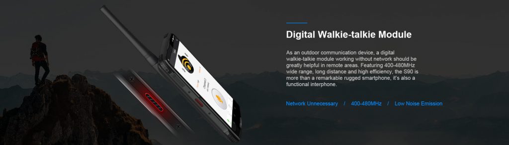 Doogee S90, el smartphone modular presentado en crowdfunding 15 Módulo walkie talkie para el Doogee S90