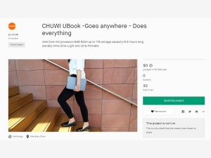 Chuwi Ubook en Kickstarter