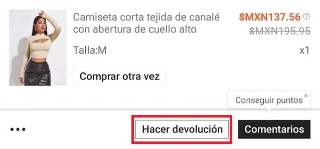 Devoluciones en Shein 3
