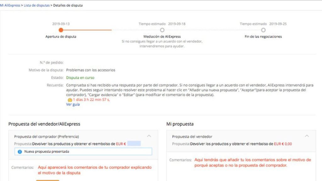 Evidencias efectivas para ganar una disputa en AliExpress 4 Evidencias efectivas para ganar una disputa en AliExpress 2